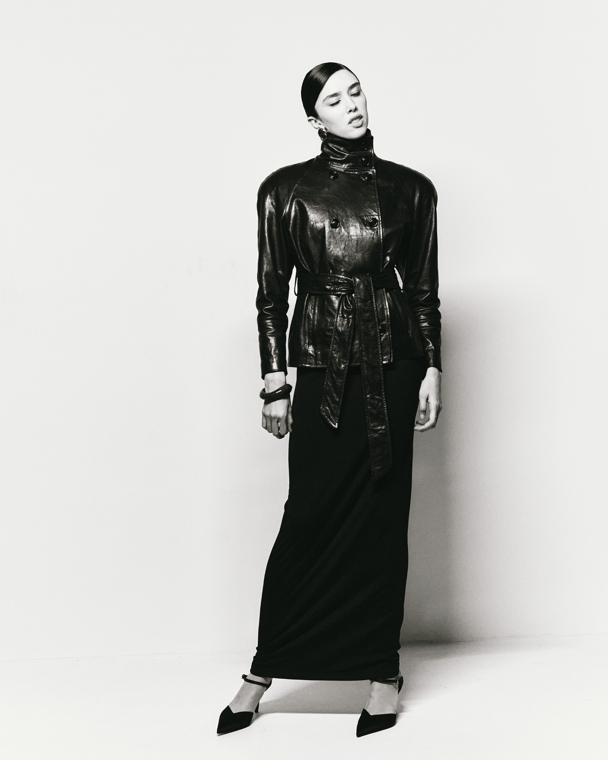 Ophelia leather jacket