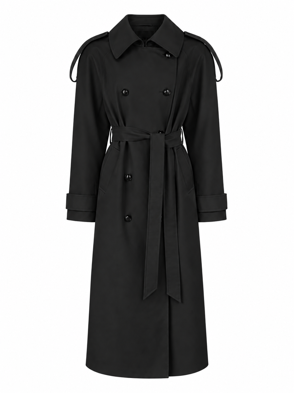 Florence trench coat black