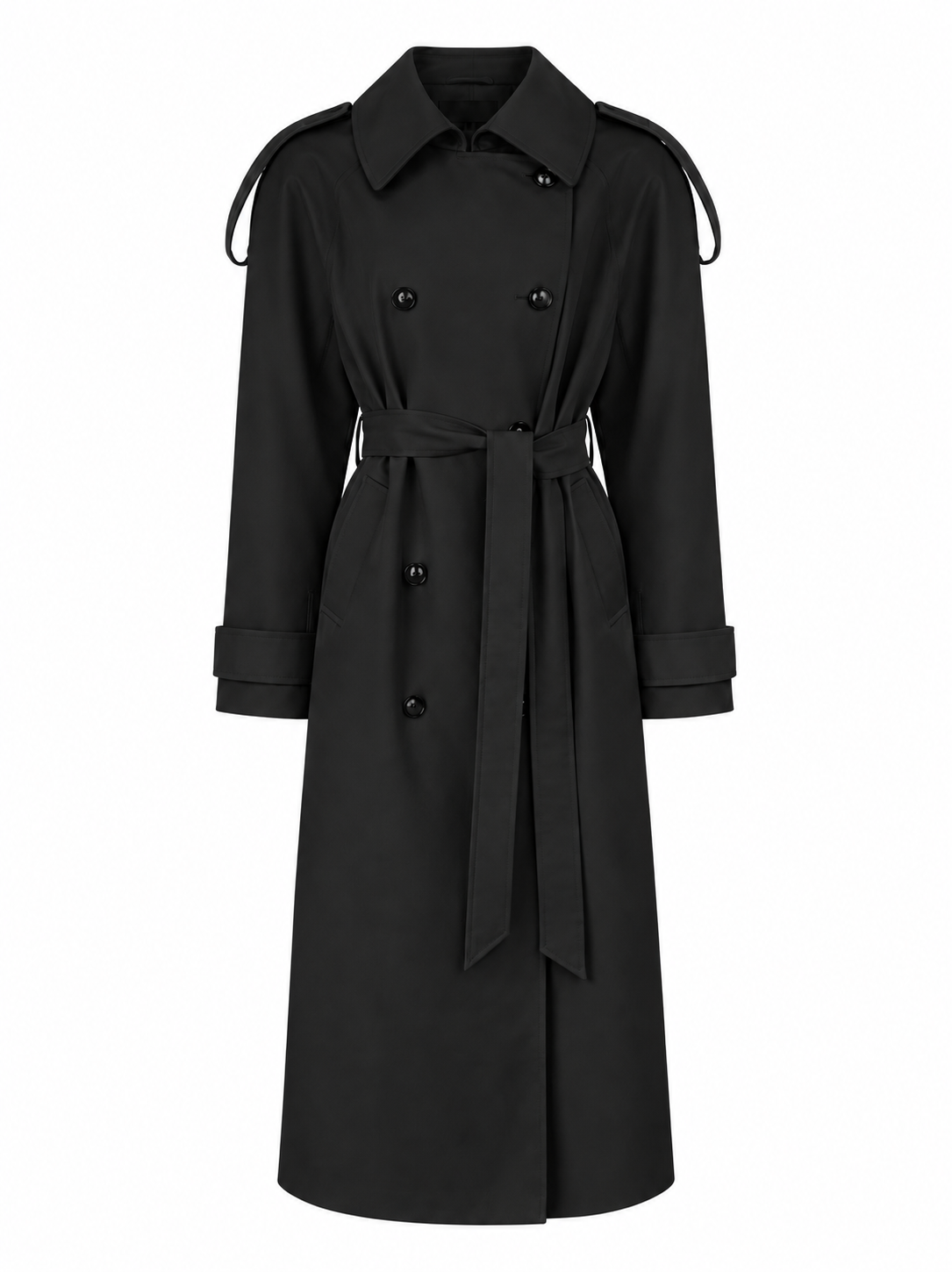 Florence trench coat black