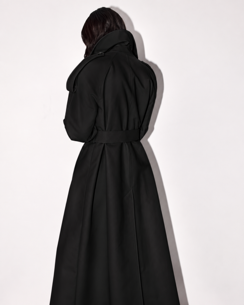 Florence trench coat black