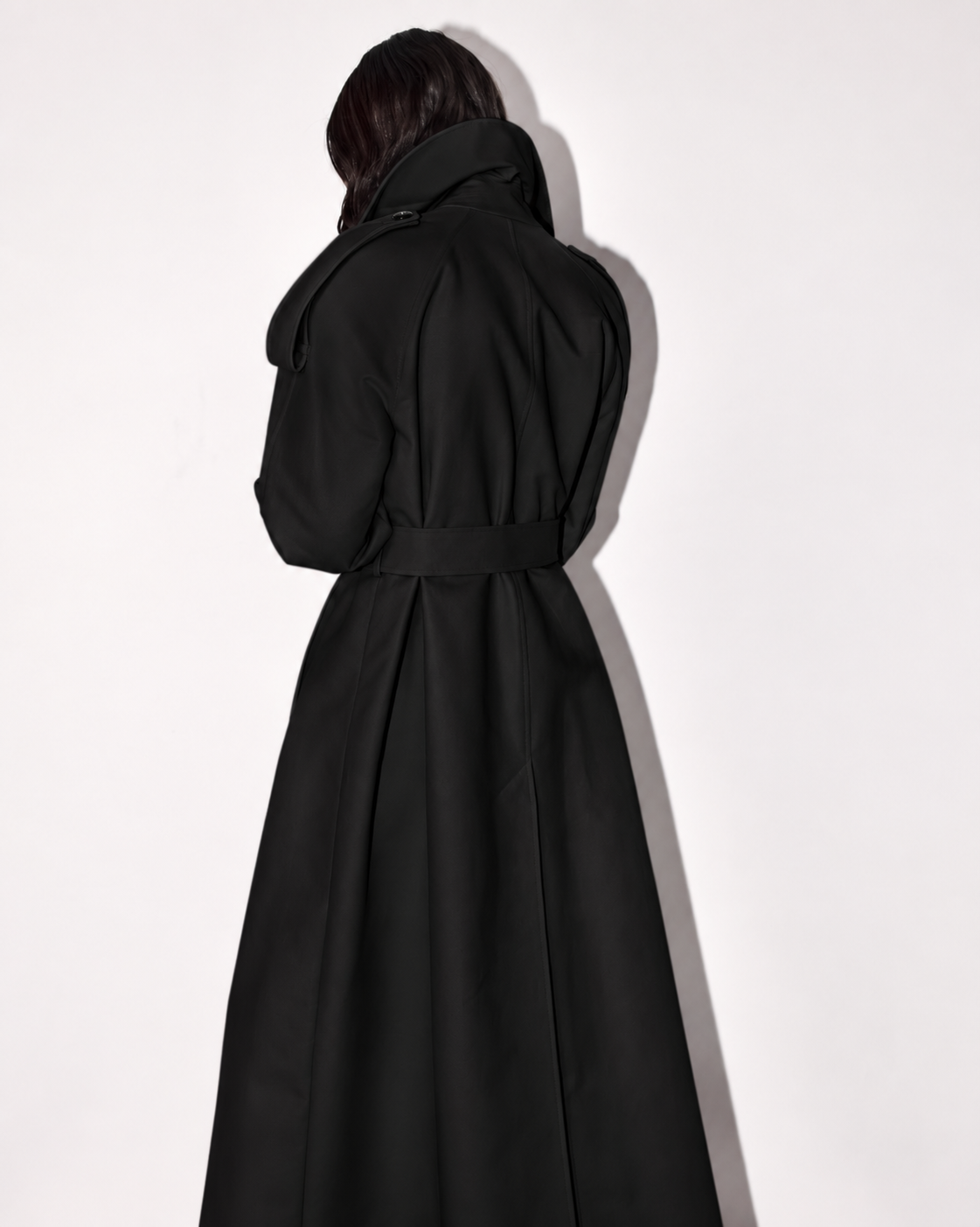 Florence trench coat black